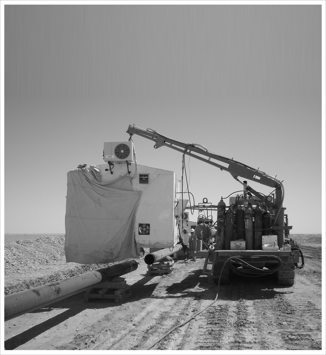 pipeline installation coated